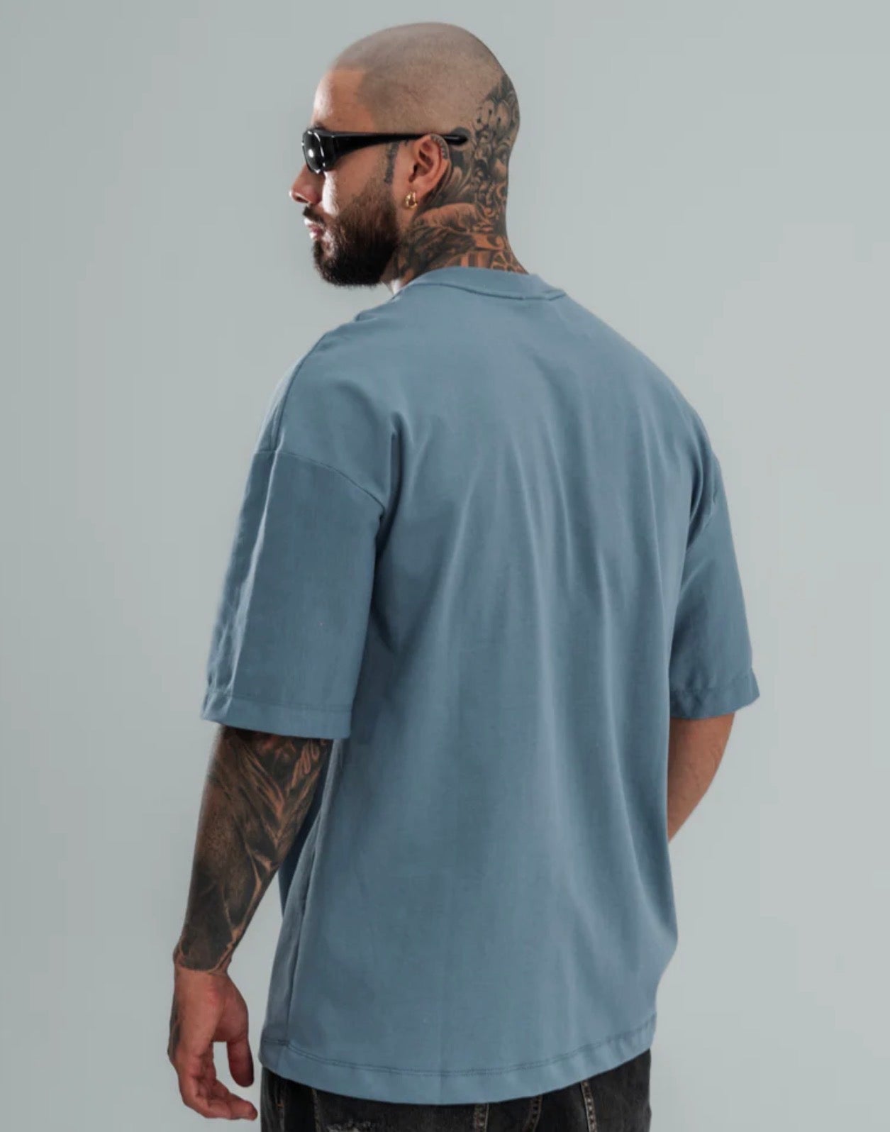 Camiseta Oversize Rule Breaker Blue
