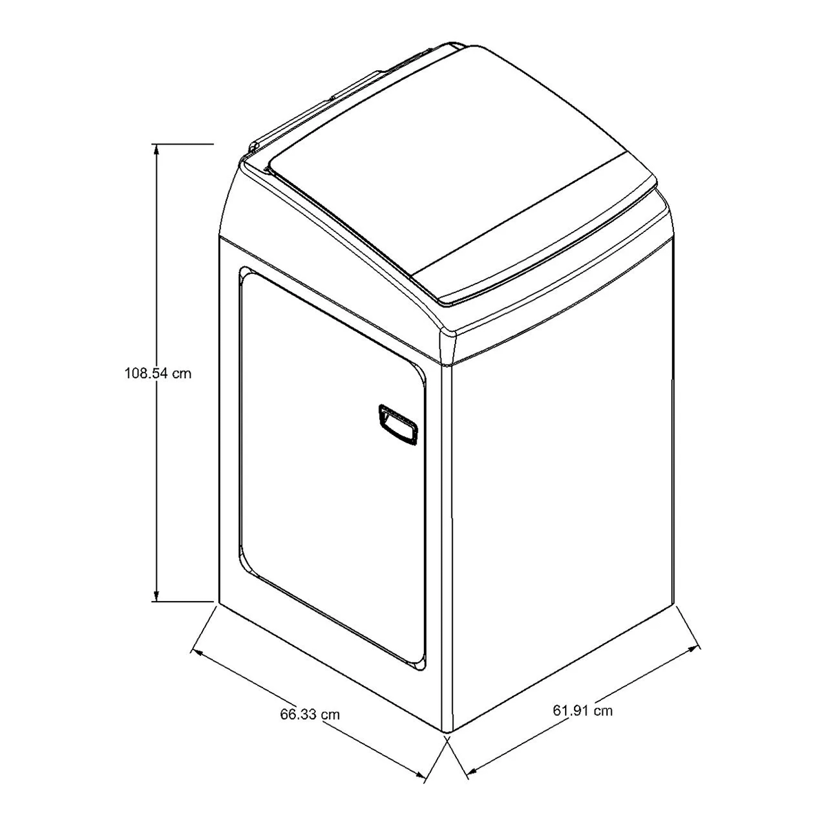 LAVADORA AUTOMATICA WHIRPOOL  20KG