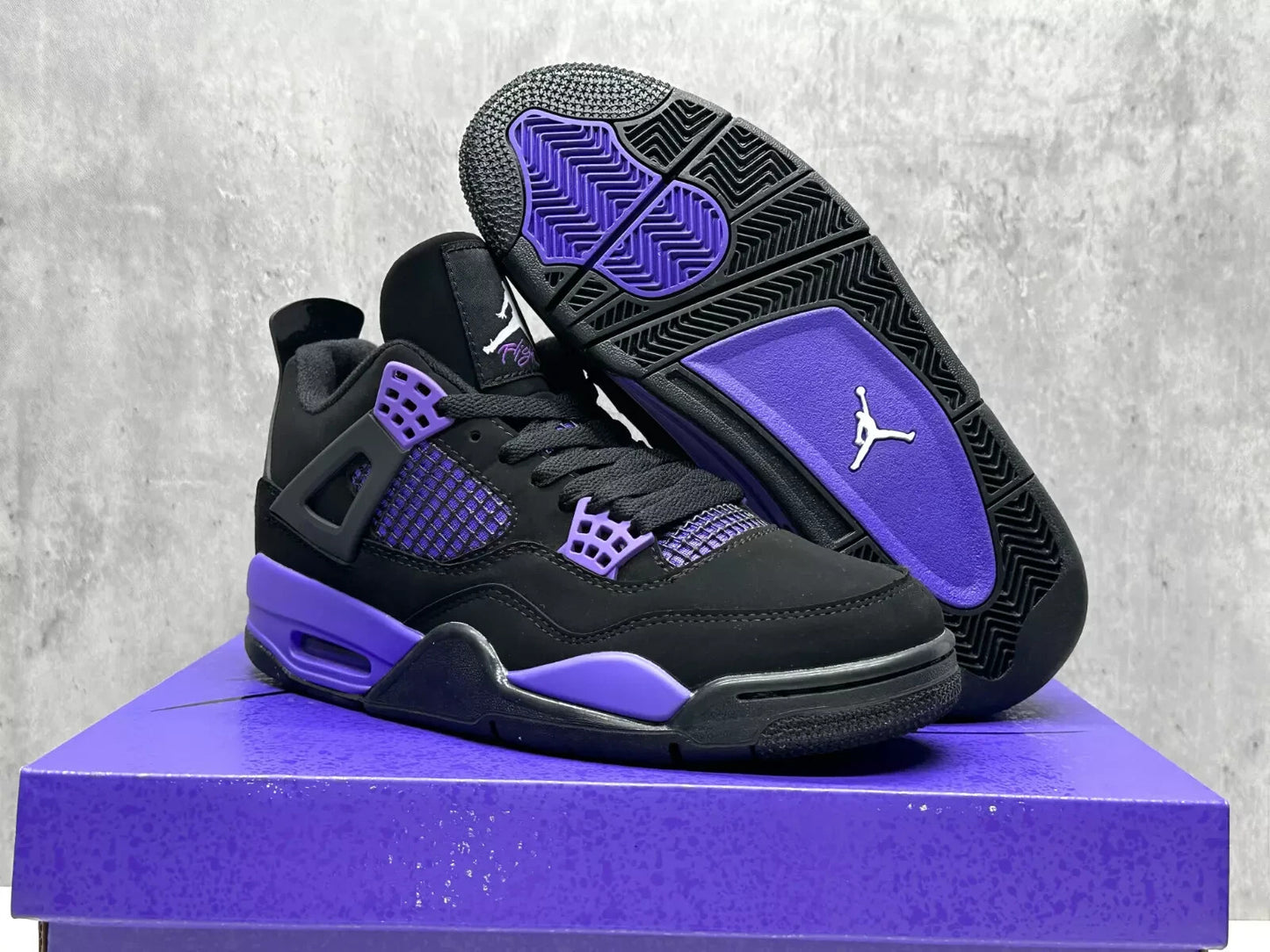 JORDAN 4 PURPLE THUNDER
