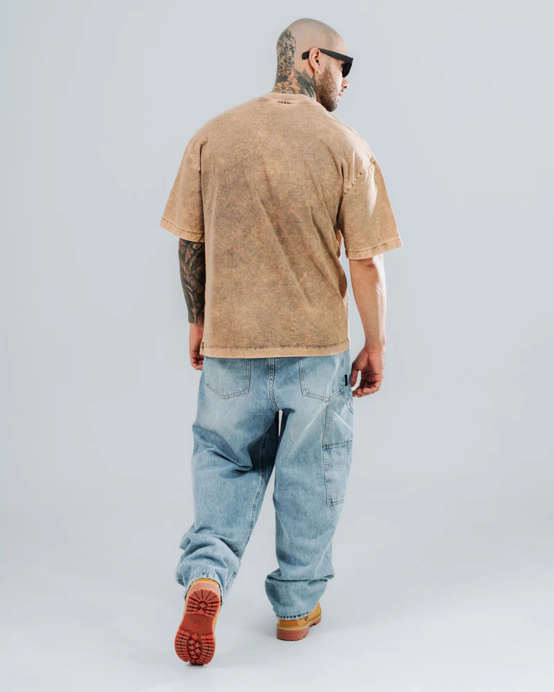 Camiseta Oversize Acid Wash
