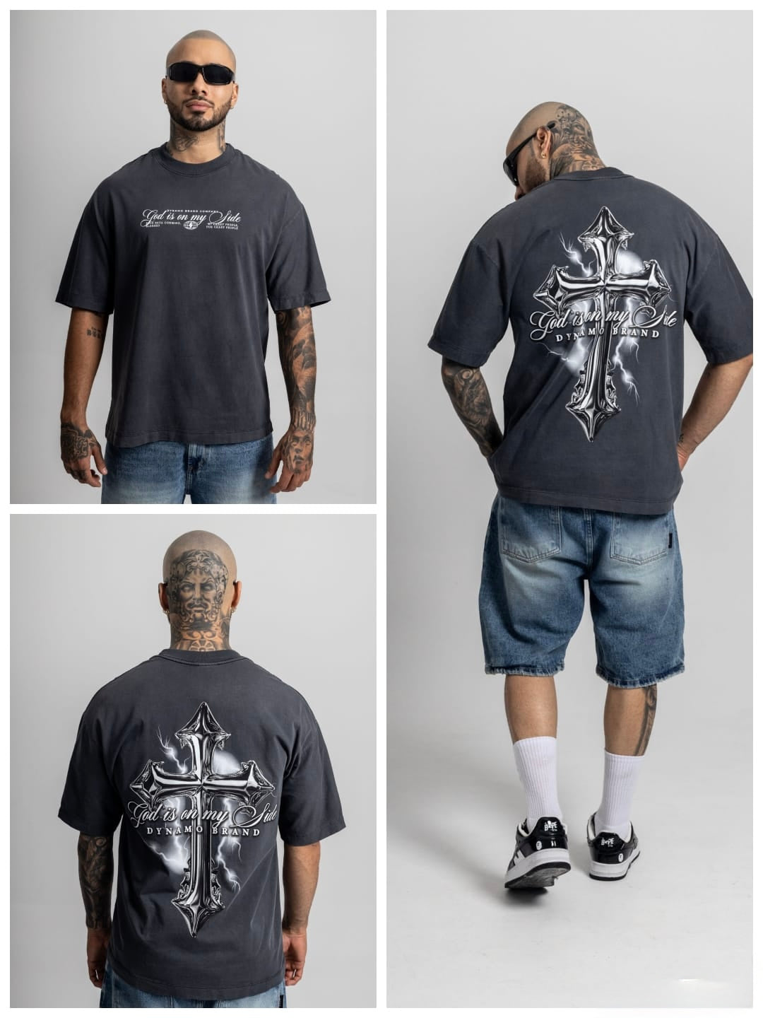 Camiseta Oversize Acid Gris