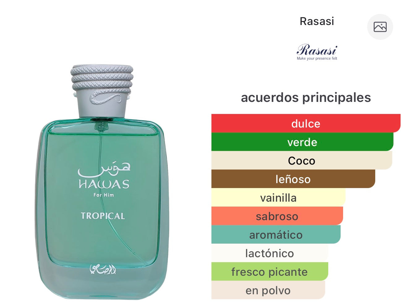 Hawas Tropical Rasasi