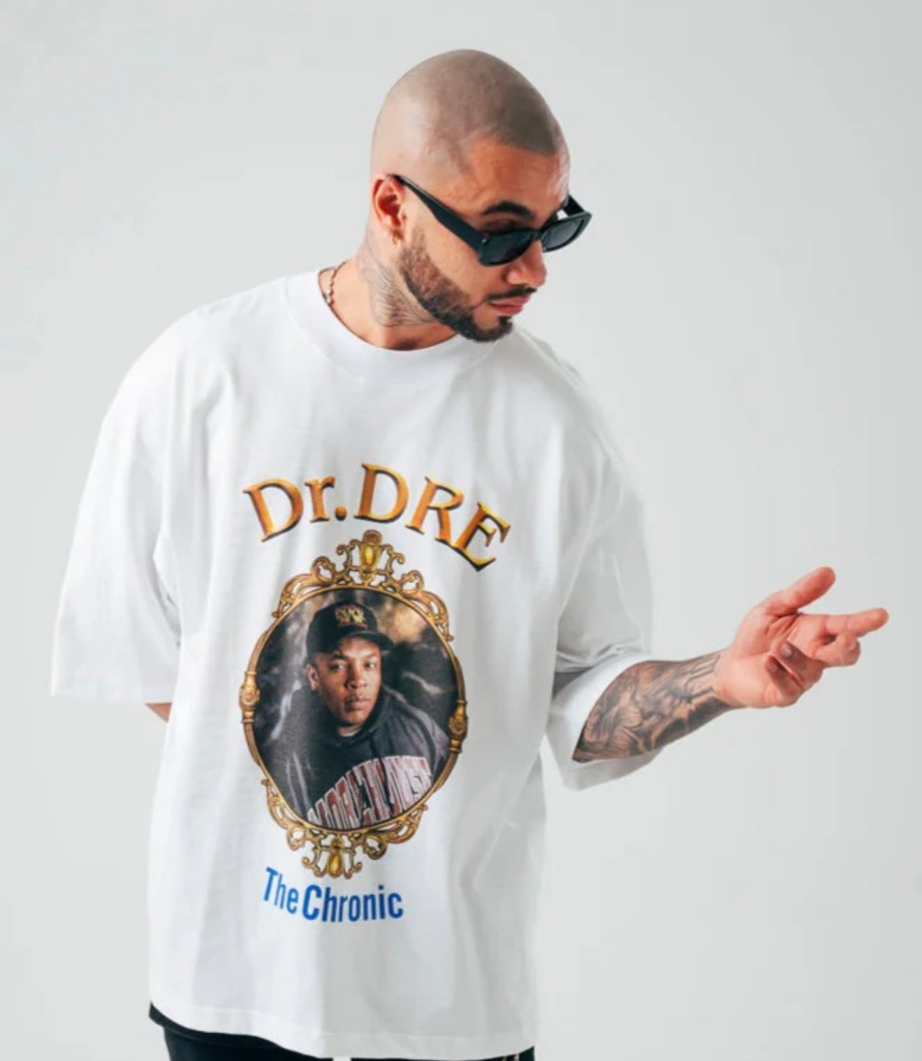 Camiseta Oversize Blanca Dr. Dre
