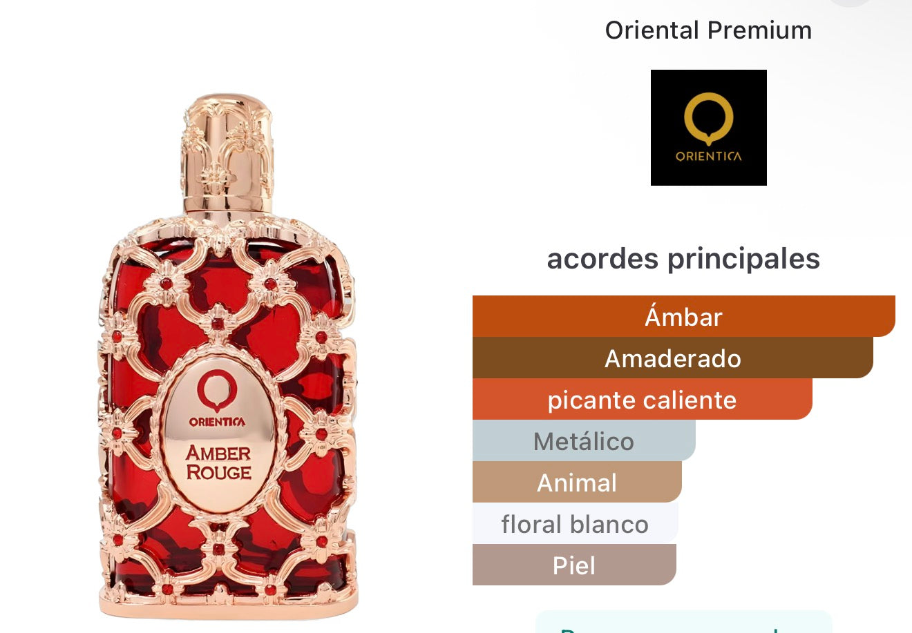 Amber Rougue Orientica