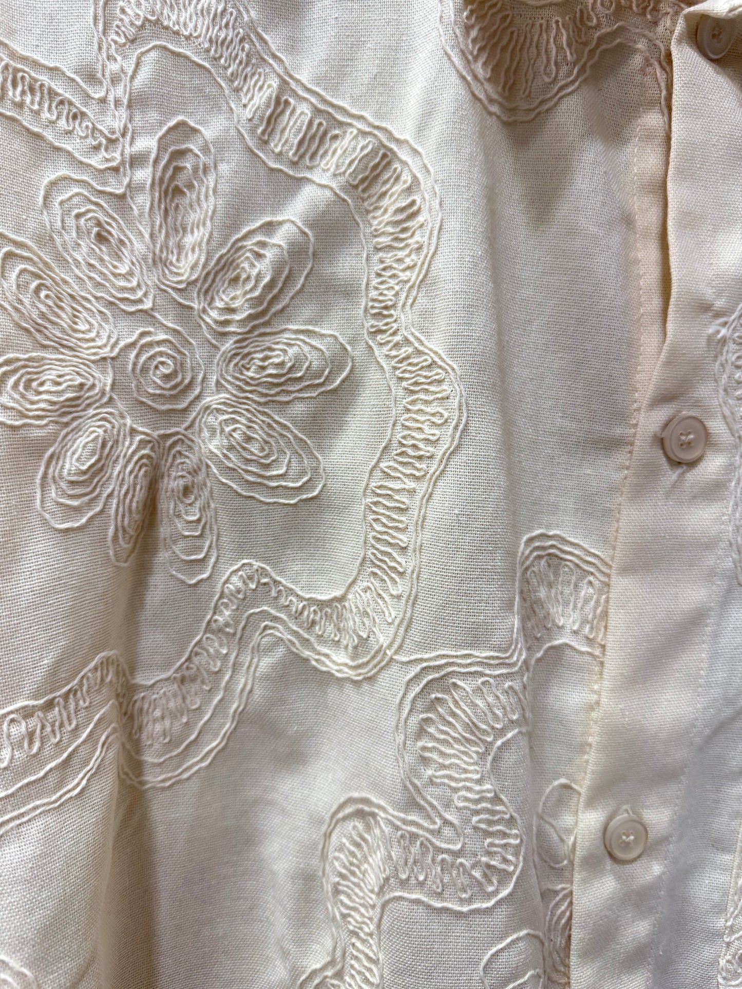 Camisa Relaxed Fit Bordada