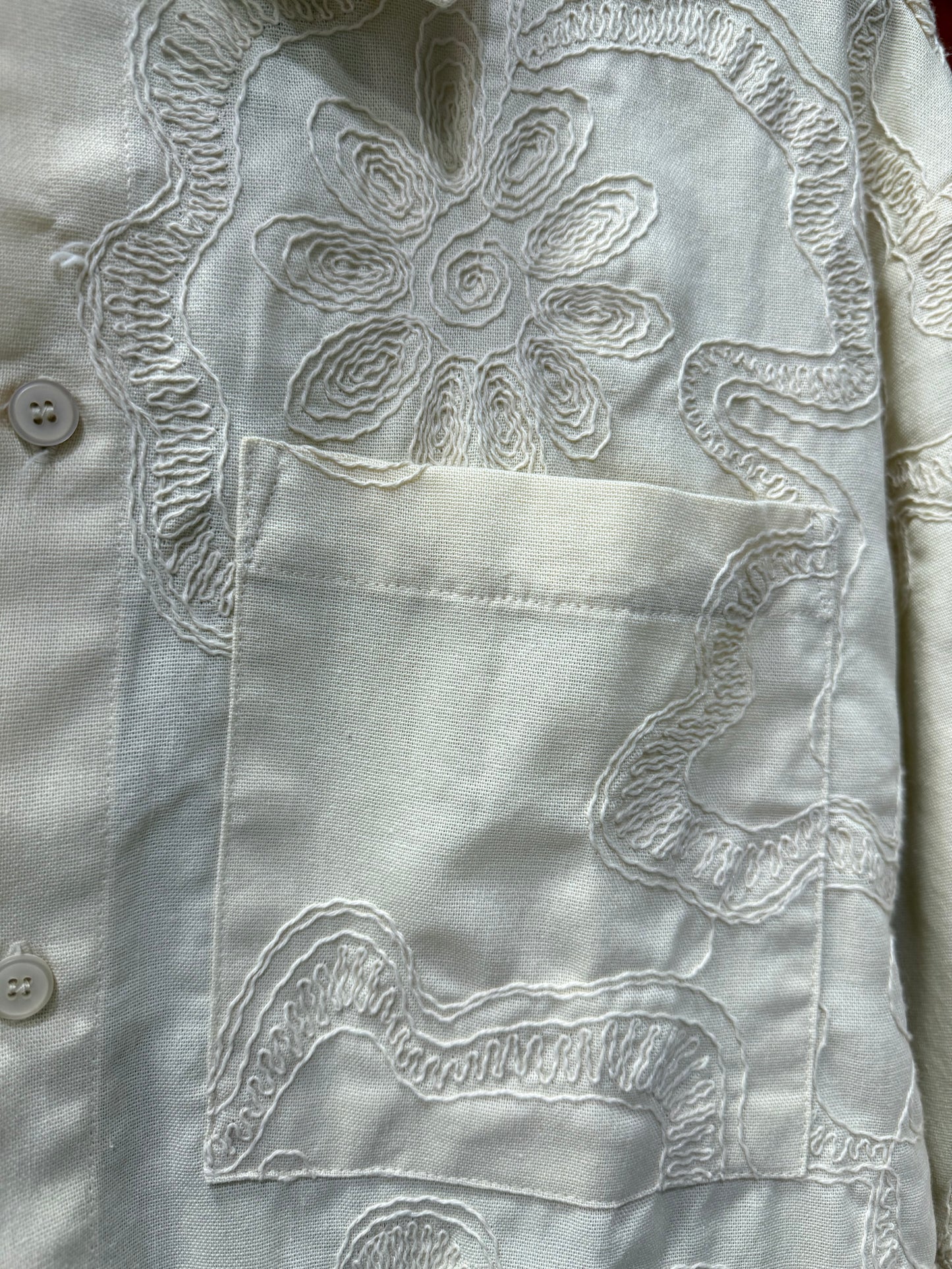 Camisa Relaxed Fit Bordada