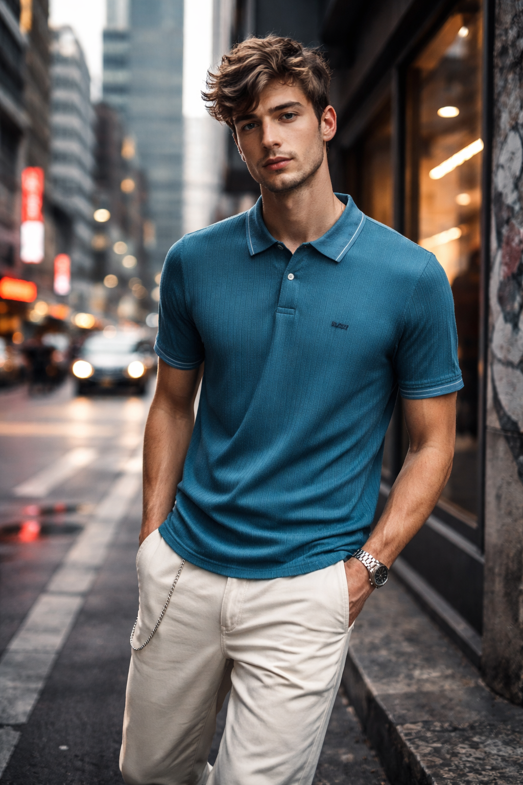 Camiseta Polo Raw Ref 6170