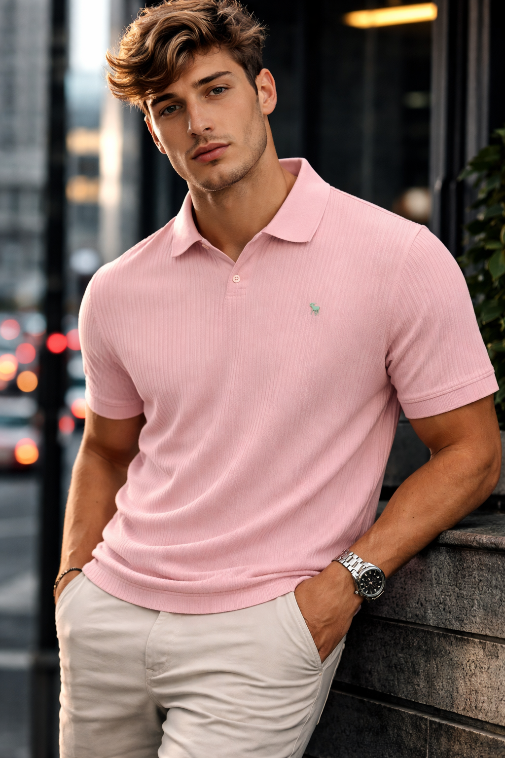 Camiseta Polo Raw