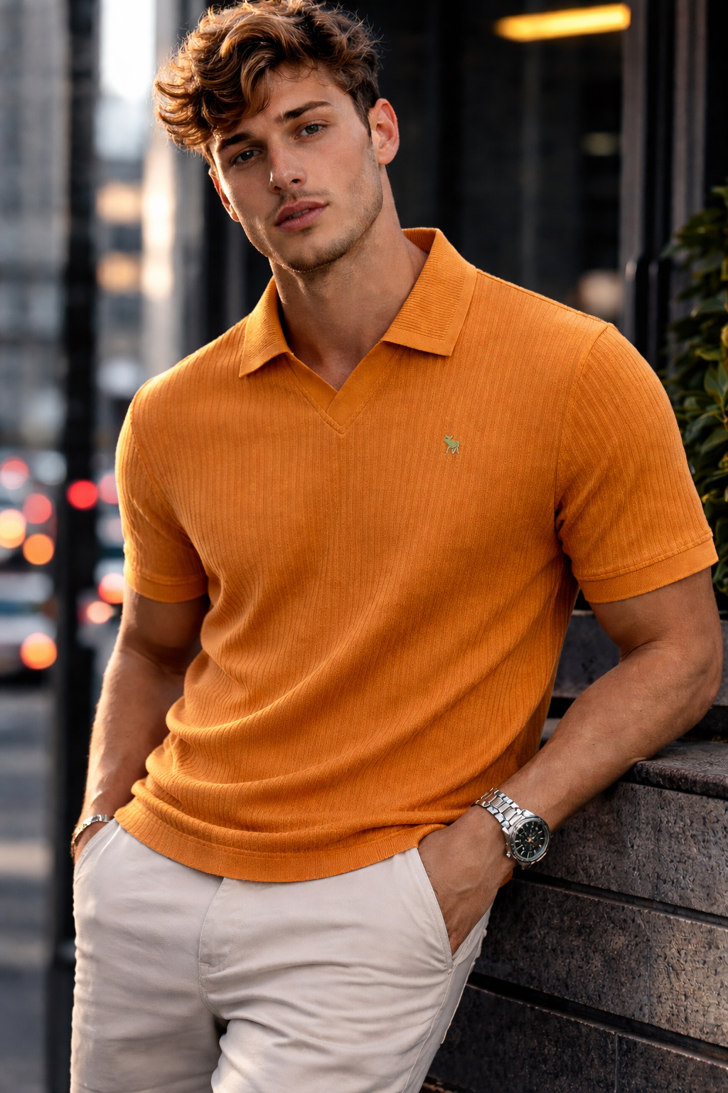 Camiseta Polo Raw