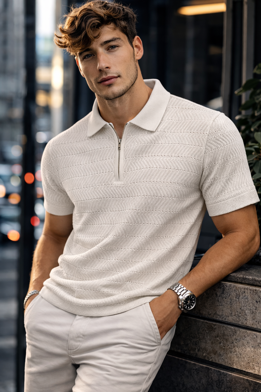 Camisa Polo Bordada Ref 25038