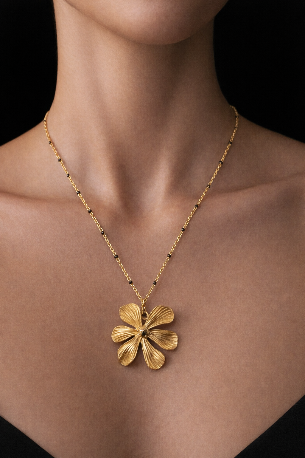 Collar Flor Azuz