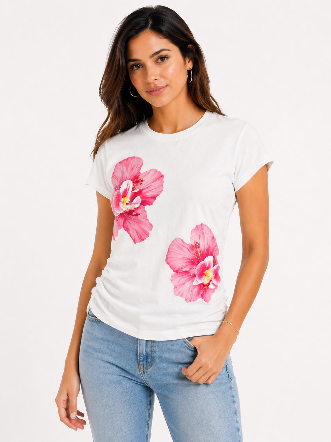 CAMISETA FLOR