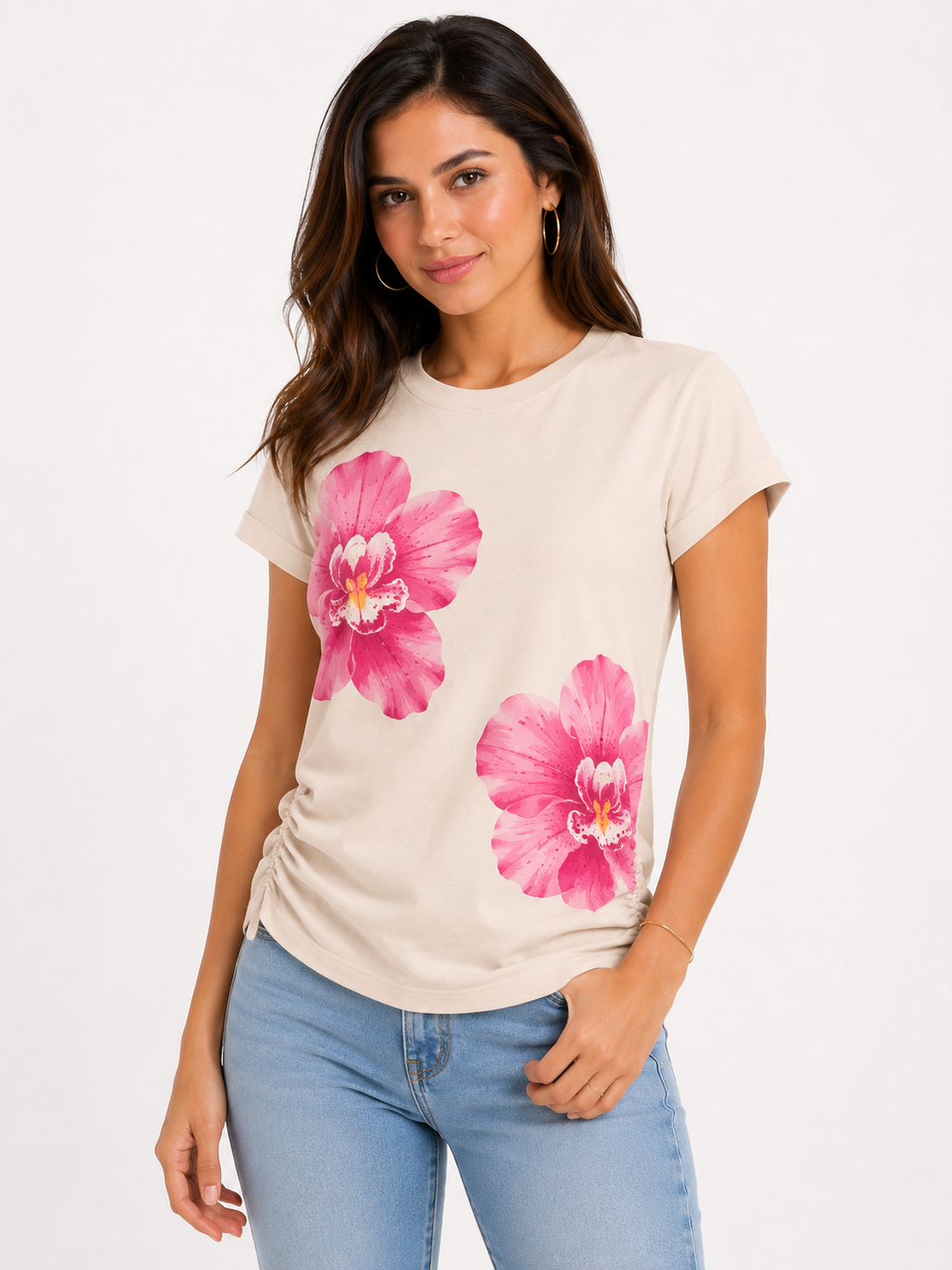 CAMISETA FLOR