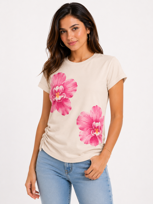 CAMISETA FLOR