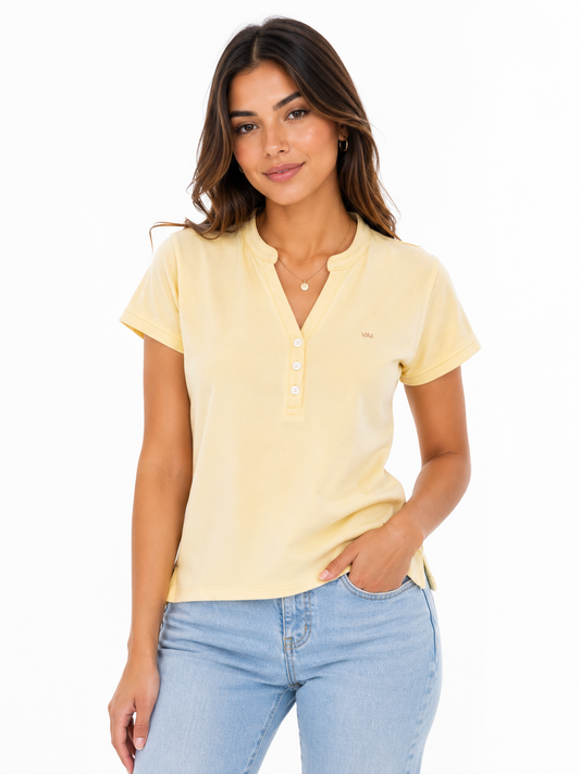 CAMISETA VAI VAI RE 6135BD BOTÓN
