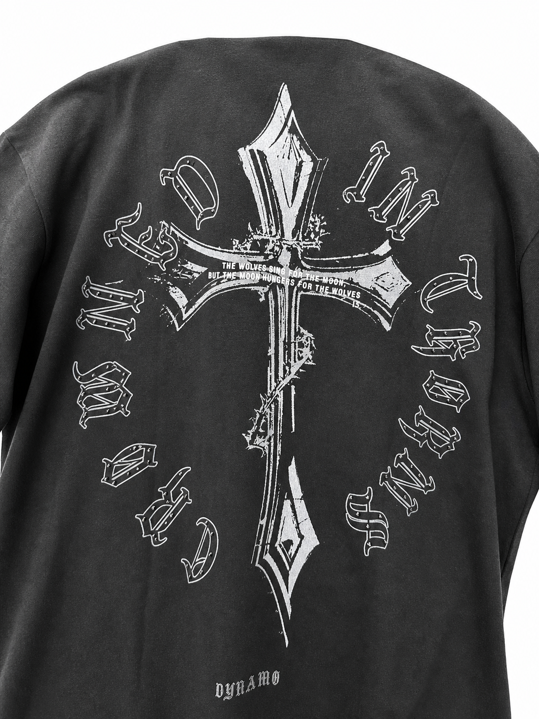 Camiseta Oversize Negra Wolves