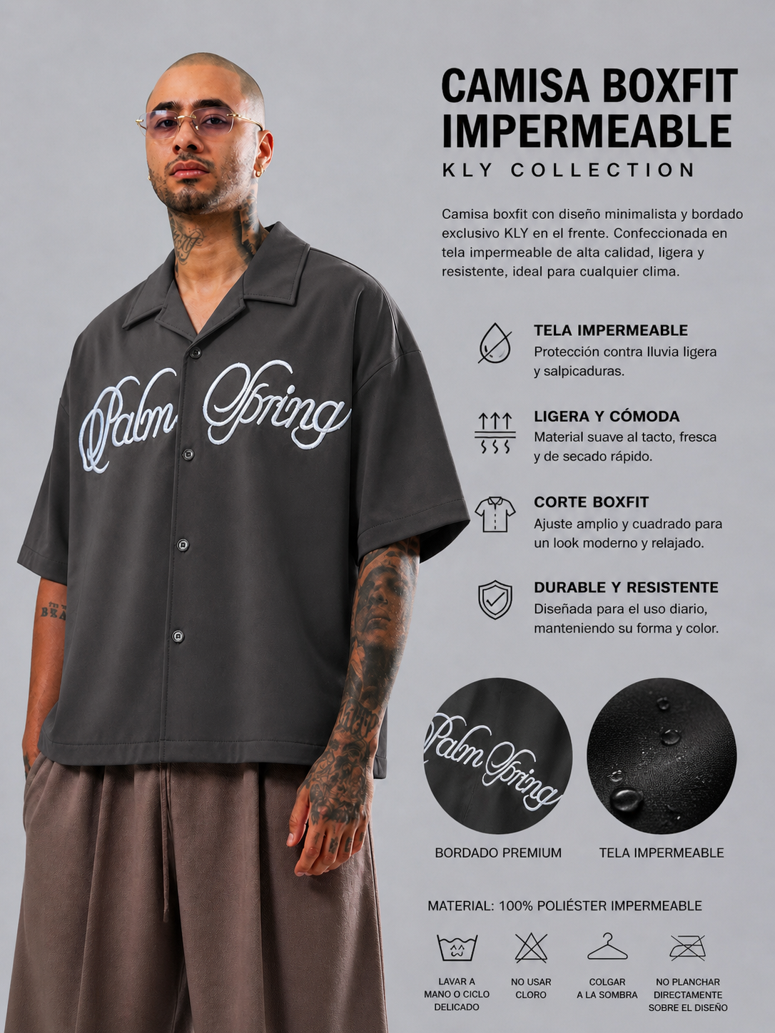Camisa Boxfit Palm Spring