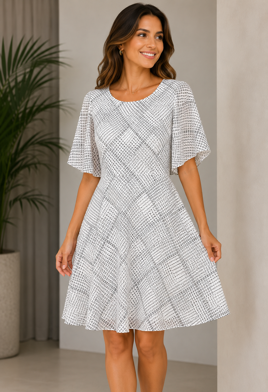 Vestido Corto Manga