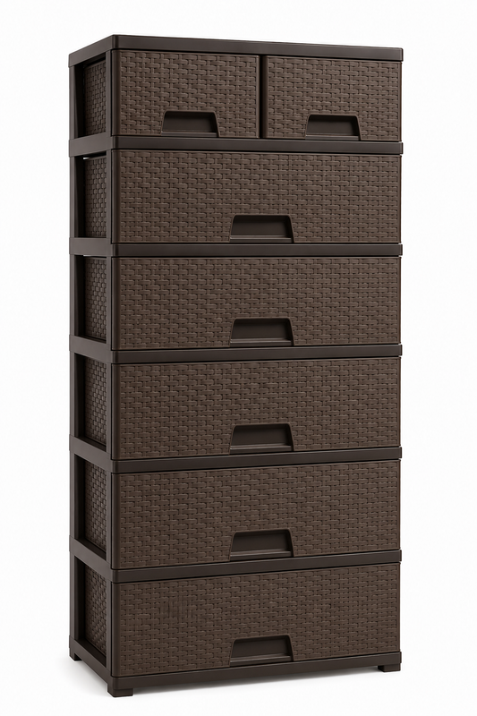 CÓMODA RATAN DUPLEX 6N