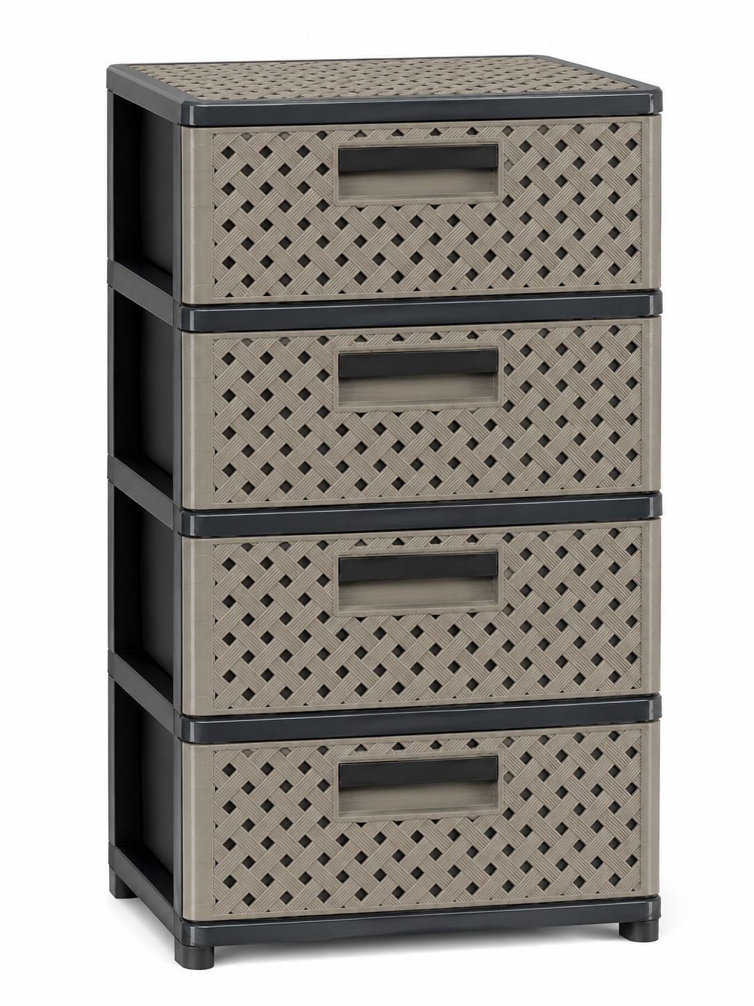 CAJONERA DELUXE 4P Gris/Beigue
