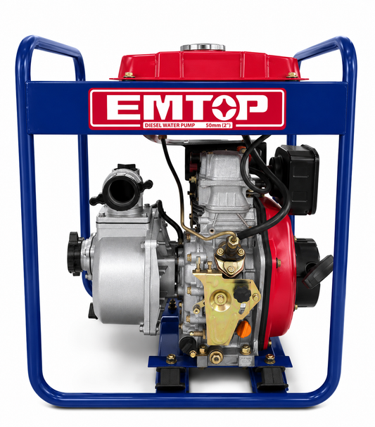 MOTOR BOMBA AGUA DIÉSEL EMTOP 3.8HP 211CC 12.5L