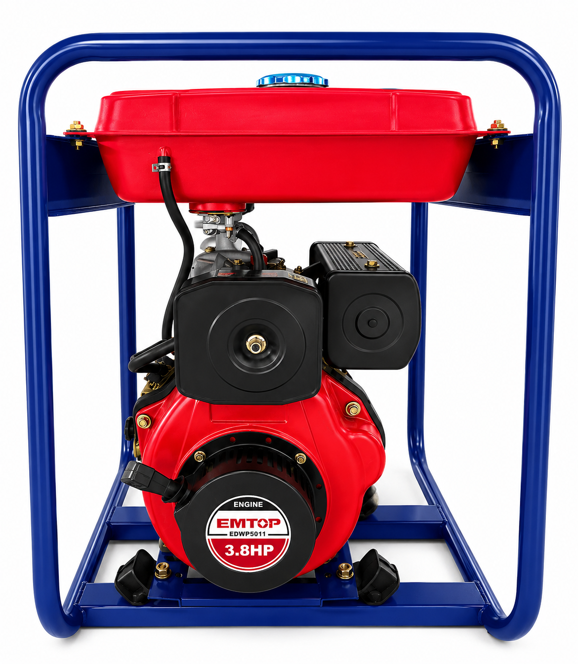 MOTOR BOMBA AGUA DIÉSEL EMTOP 3.8HP 211CC 12.5L