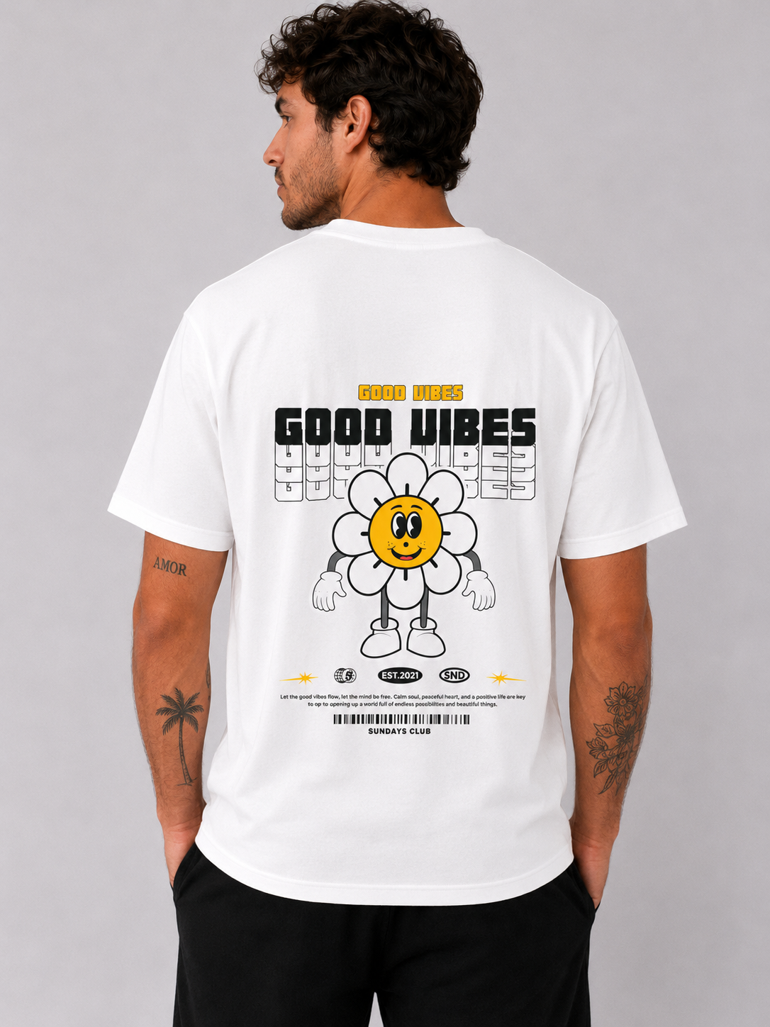 CAMISETA GOOD VIBES
