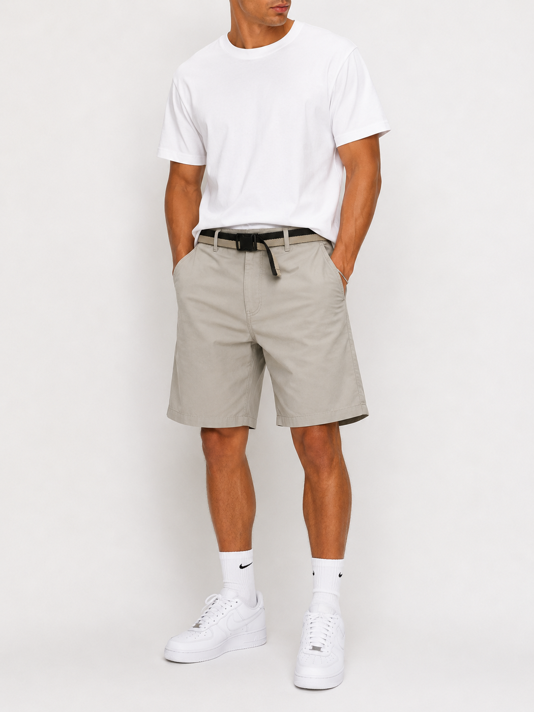 BERMUDA EN GABARDINA