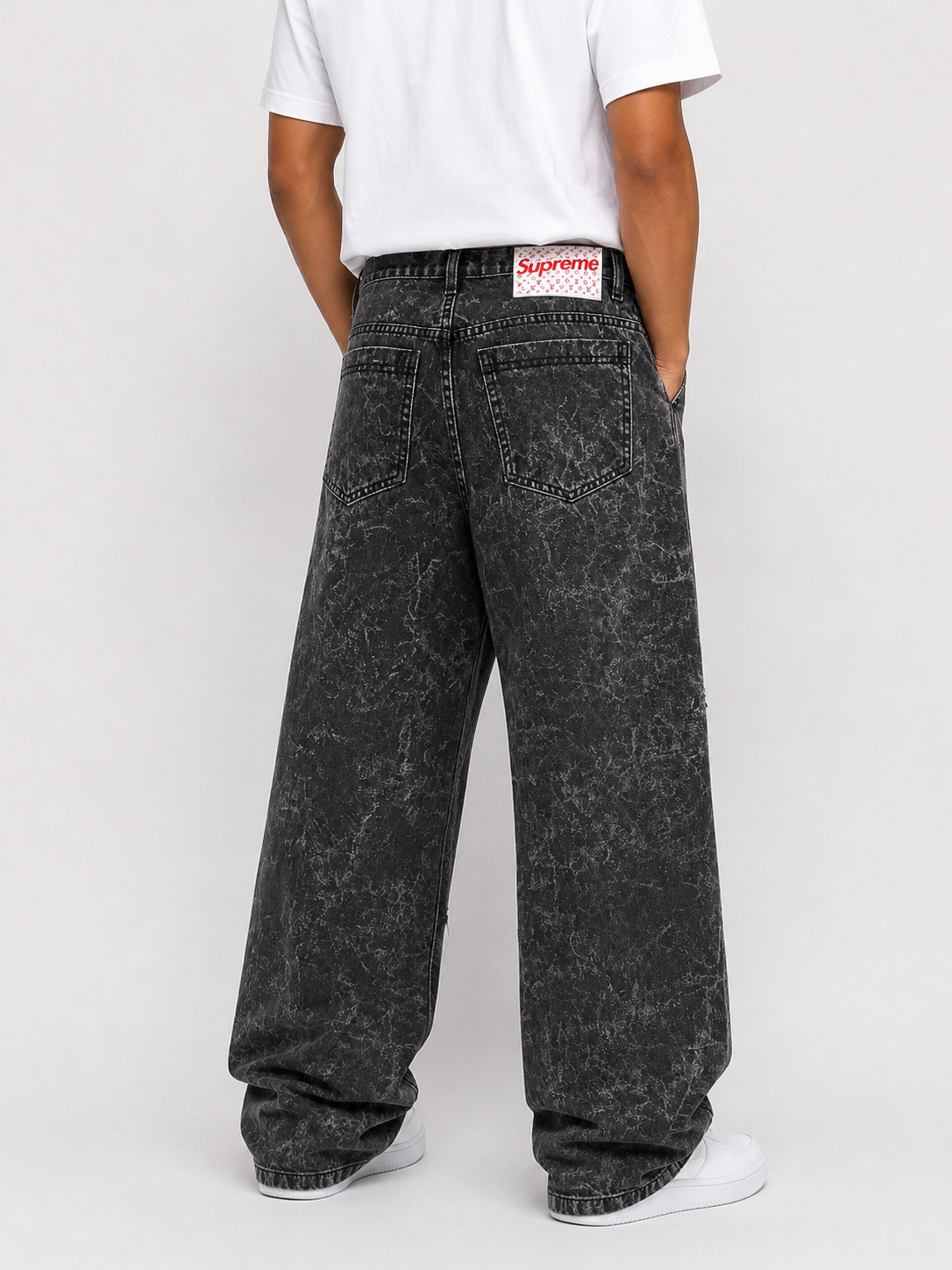 PANTALÓN BAGGY MARMOLEADO