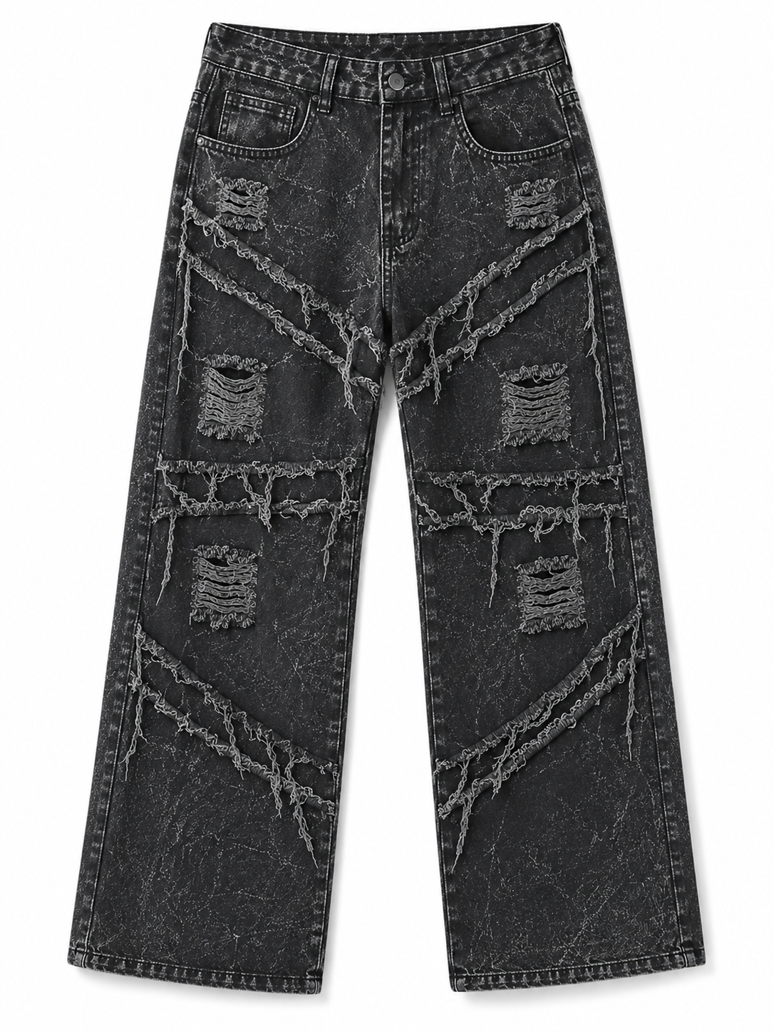 PANTALÓN BAGGY MARMOLEADO