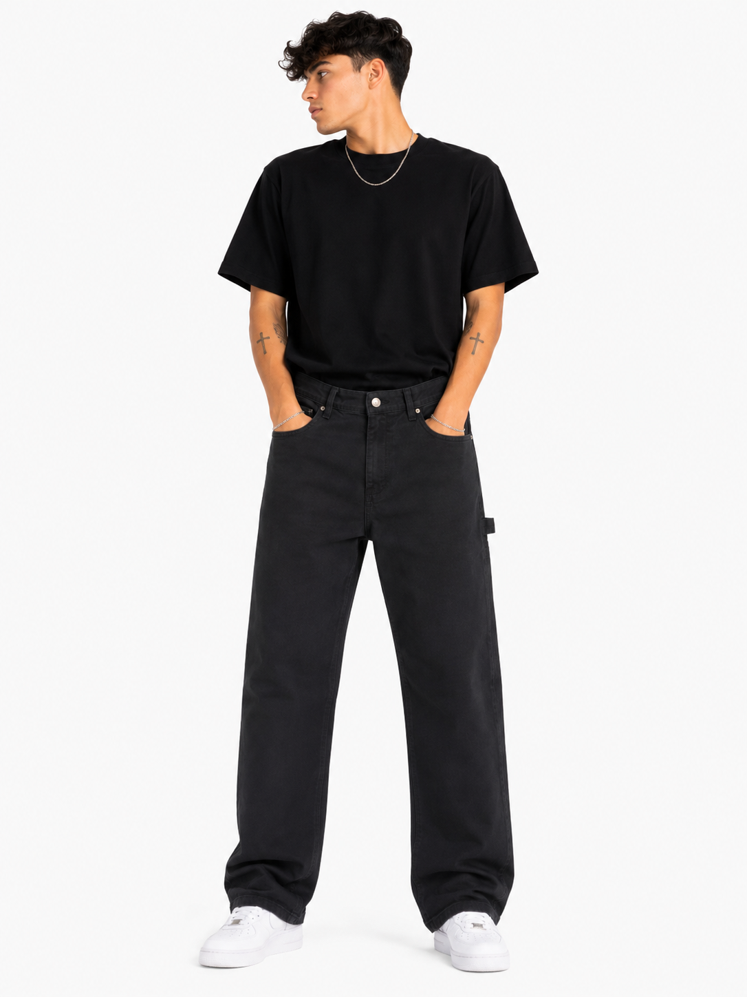 BAGGY STRECTH TALLA 28 NEGRO