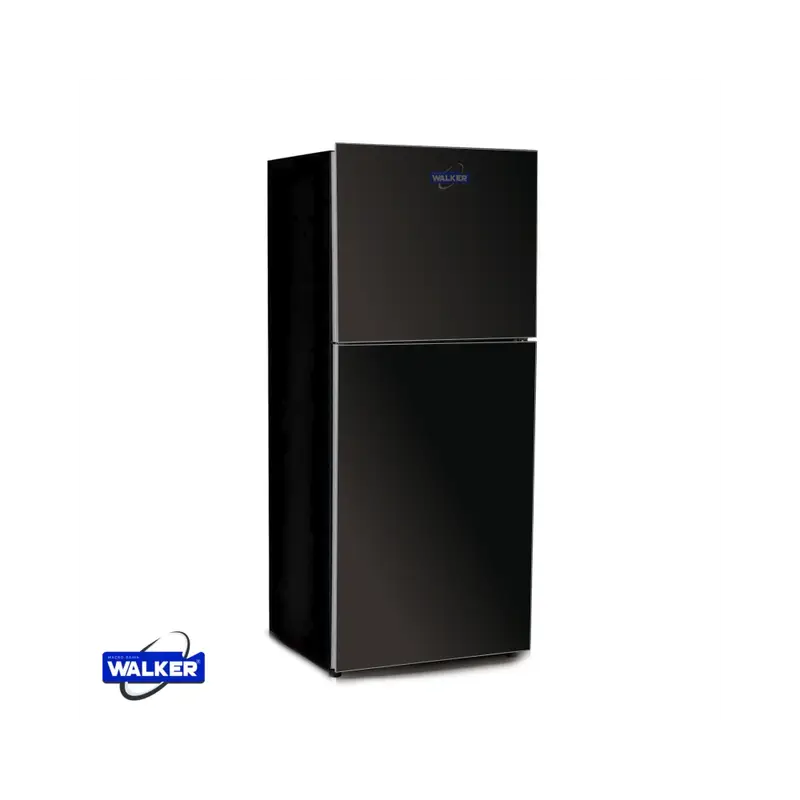 Minibar Walker Doble Puerta 108 Litros Vidrio Negro