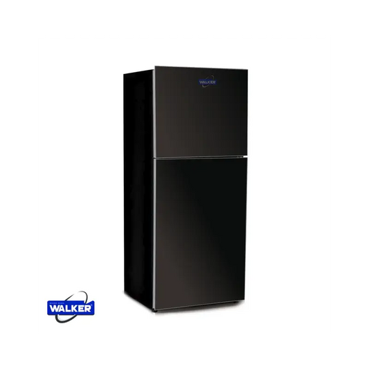 Minibar Walker Doble Puerta 108 Litros Vidrio Negro