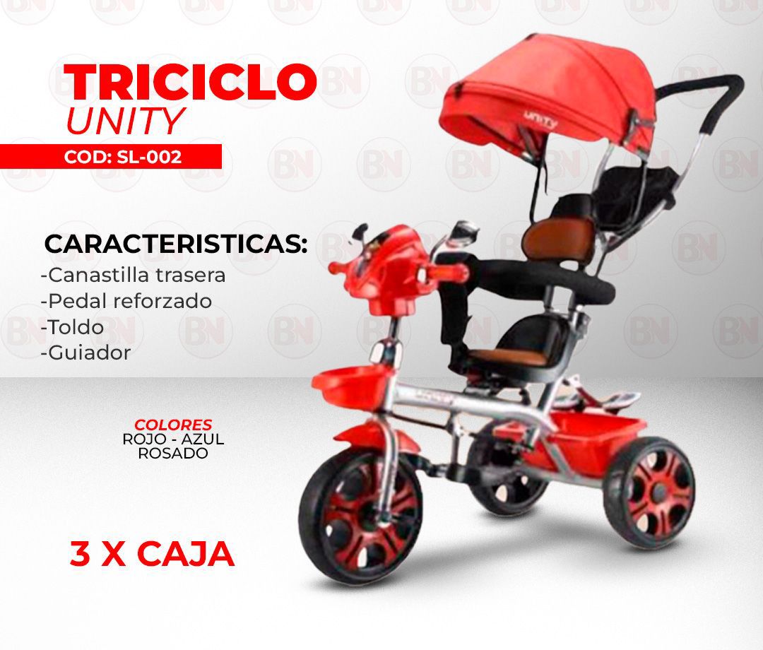 TRICICLO MODEL SL-002 MARCA UNITY