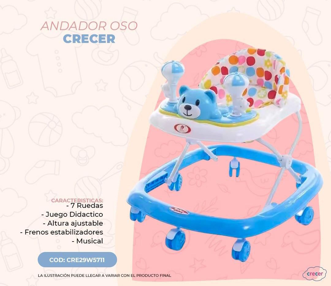Andador Crecer Osito
