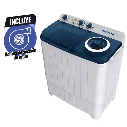 LAVADORA SEMIAUTOMATICA INNOVA CON BOMBA 9KG