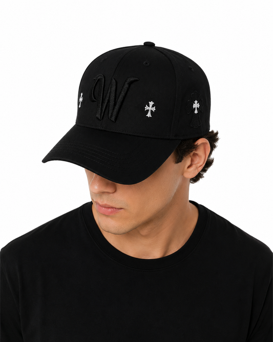 GORRA NEGRA W CRUZ