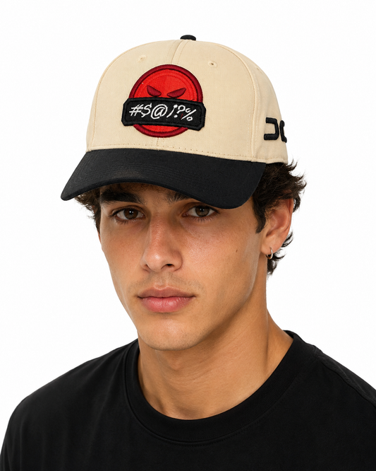 GORRA BEIGUE NEGRO #$